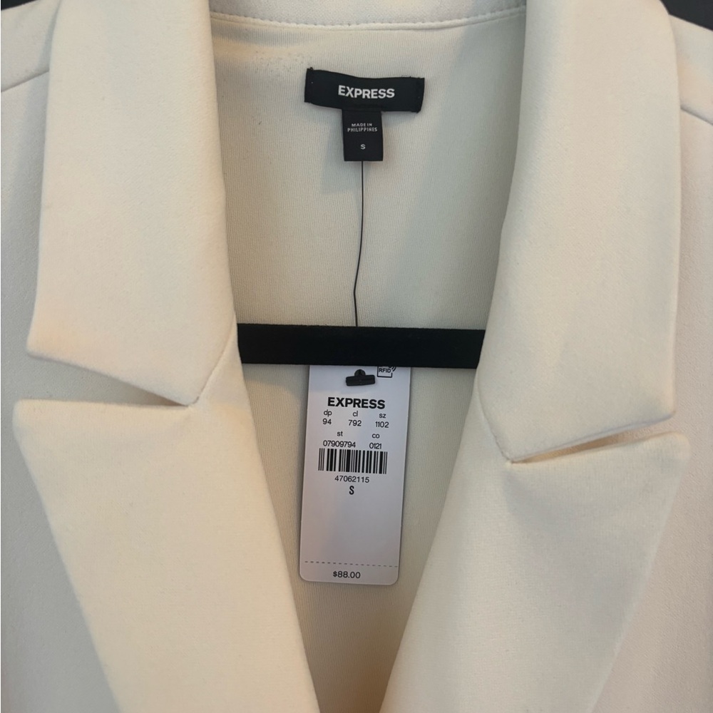 Express Cream Blazer Dress - Picture 2 of 2